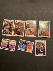 Stamps Aitutaki Scott #B44-50 nh