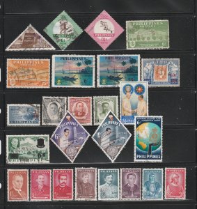 Philippines Collection A, 74 Stamps - 3 Scans - All the stamps are in the scans.