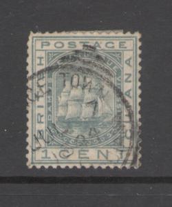 British Guiana 1876 Seal of the Colony 1c Scott # 72 Used