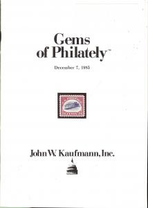 Gems of Philately, Kaufmann Gems85