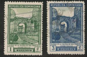 Dominican Republic Scott 430-431 used 1948 set