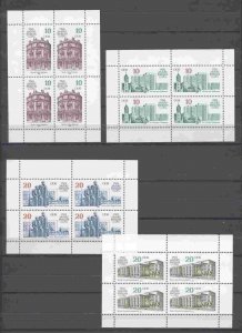 Germany DDR - 1987 - Mi. 3075-78 (Kleinbogen) - MNH - AW012