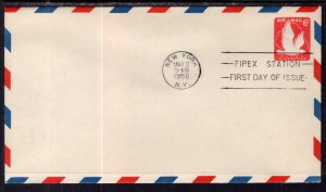 US UC25 Fipex Postal Stationary U/A FDC