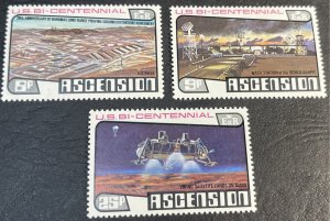 ASCENSION ISLAND # 215-217-MINT NEVER/HINGED--COMPLETE SET--1976