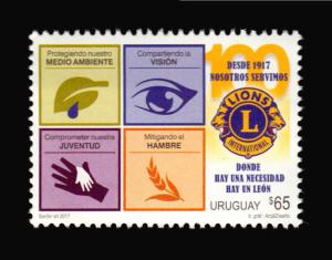 Lions Clubs International founding Centenary 2017 MNH Uruguay blind environment 