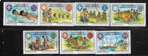 Grenada Grenadines #241-247 Scouts -Set- (CTO) CV$1.90