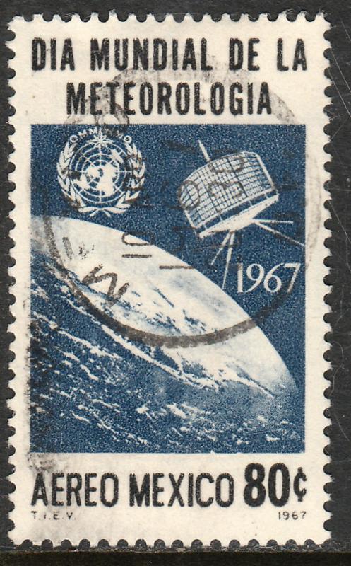 MEXICO C323, World Meteorological Day Tiros Satel Used (1166)