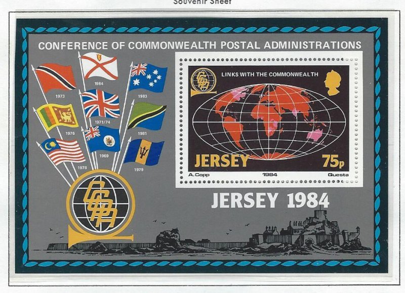 Jersey  sheet mnh sc  329