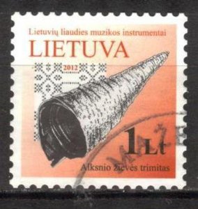 Lithuania 2012 Musical Instruments Mi. 1090 I Used / CTO