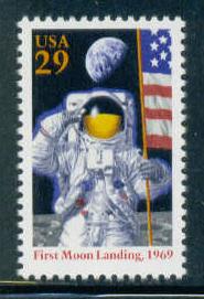 2841a 29c Moon Landing Fine MNH