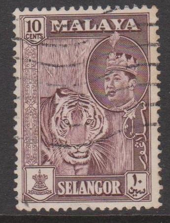 Malaya Selangor Sc#119 Used