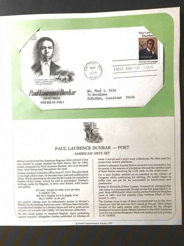 US #1554 Addressed FDC