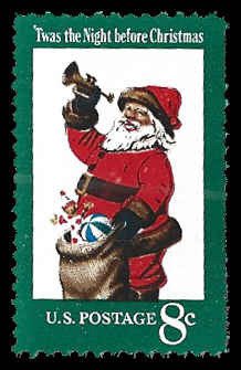PCBstamps   US #1472 8c Christmas, Santa Claus, MNH, (8)
