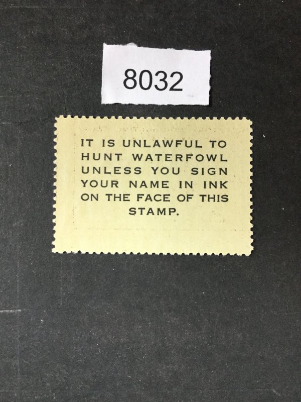 MOMEN: US STAMPS # RW13 MINT OG NH XF CHOICE LOT #B 8032