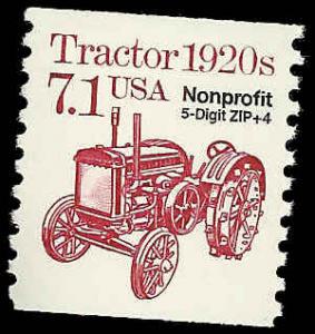 # 2127b MINT NEVER HINGED PRE-CANS. TRACTOR
