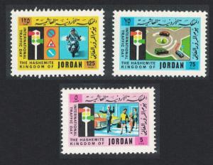 Jordan International Traffic Day 3v SG#1208-1210