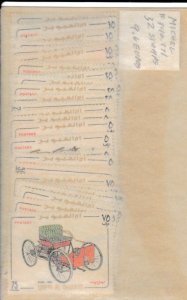 Umm Al Qiwain MI340A-371A, Antique Autos, Mint NH