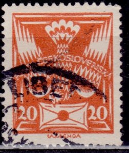 Czechoslovakia, 1920-25, Dove, 20h, sc#84, used