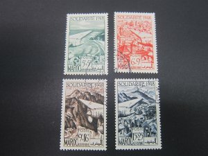 French Morocco 1949 Sc CB31-4 set FU