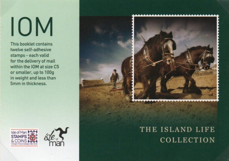 Isle of Man Sc 1356a 2010 Island Life (32p) stamp booklet  mint NH