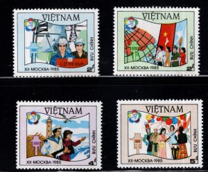 Unified Viet Nam Scott 1531-1534 Unused NGAI Perforated set