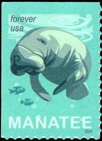 U.S.#5851 Manatee 68c Booklet Single, MNH.  Sample Pic