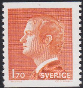 Sweden 1978 MNH Sc #1075 1.70k King Carl XVI Gustaf