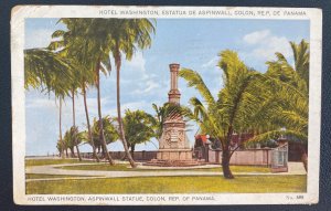 1925 Colon Panama Picture Postcard Cover To Santa Barbara Ca USA Hotel Washingto