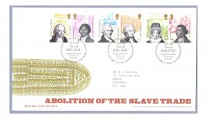 GB FDC  2007  \Abolition of the slave trade\  Tallents