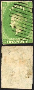 Ceylon SG3a 2d Yellow Green Cat 90 pounds