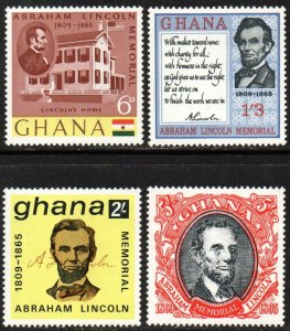 Ghana Sc #208-211 MNH