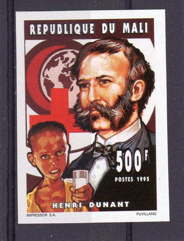 Mali 1994 Sc# 689 Henri Dunant/Red Cross Set (1) Imerforated  MNH VF