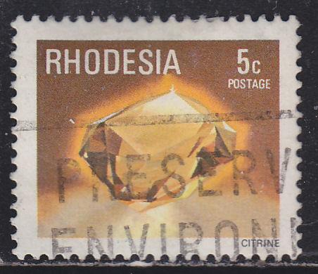 Rhodesia 296 Citrine 1970