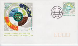 1993 Australia Int Decade Disaster Reduction SE Official FDC