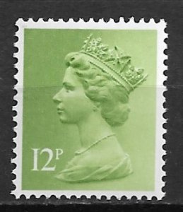 1980 Great Britain Machins #MH78 Queen Elizabeth 12p MNH