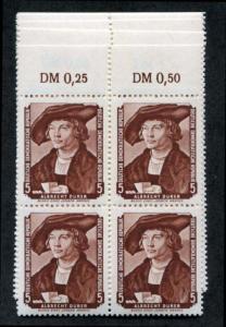 Germany: East (DDR) 272-277 MNH Block 4 Art