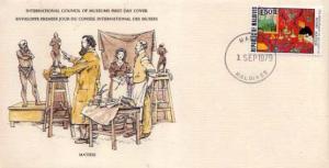 Maldive Islands, First Day Cover, Art