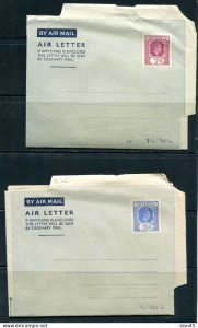 Fiji 2 Postal Stationary Wrappers Mint  14851