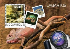 2014 MOZAMBIQUE  MNH. LIZARDS   |  Y&T Code: 899  |  Michel Code: 7589 / Bl.957