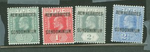 New Hebrides, British #10-13 Unused