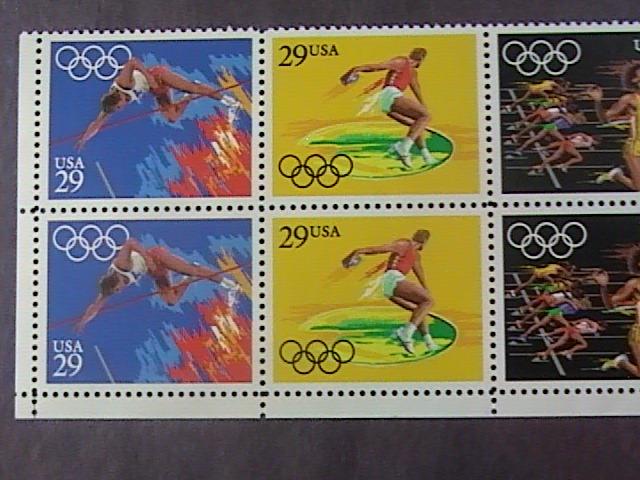 U.S.# 2553-2557-MINT/NEVER HINGED--BOTTOM PLATE # BLOCK OF 10--OLYMPICS--1991