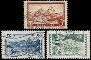 Switzerland 1928-31 Sc 177-79 U vf