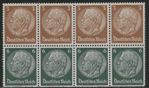 Germany Scott # 416b, mint nh, booklet pane, se-tenant, Mi# HBl91