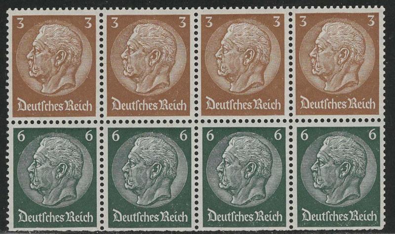 Germany Scott # 416b, mint nh, booklet pane, se-tenant, Mi# HBl91