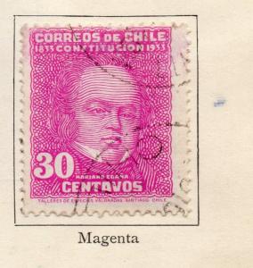 Chile 1931-34 Early Issue Fine Used 30c. 234720