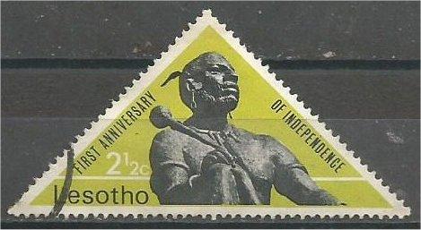 LESOTHO, 1967, used 21/2c, Statue of Moshoeshoe Scott 41