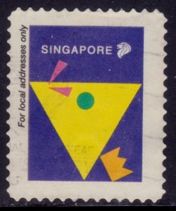 Singapore, 1995, Greetings, For Local Addresses, used