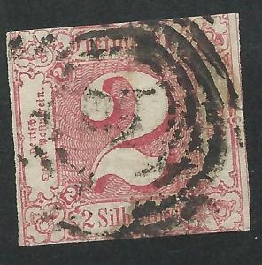 German States Thurns & Taxis Scott #11 Used Stamp