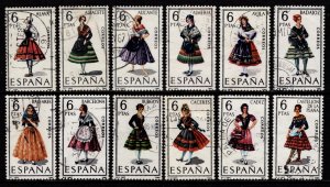 Spain 1967 Provincial Costumes, Set [Used]