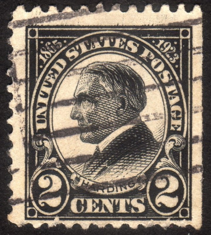 1923, US 2c, Harding, Used, Sc 610